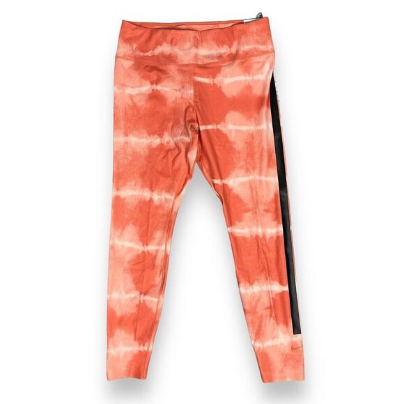 Nike Dri-FIT WMNS L Orange One Luxe Mid-Rise Printed Training Legging DM7619-827 - Picture 11 of 11